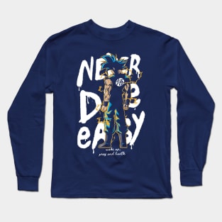 Never Die Easy (Goku's God Mode ver.) Long Sleeve T-Shirt